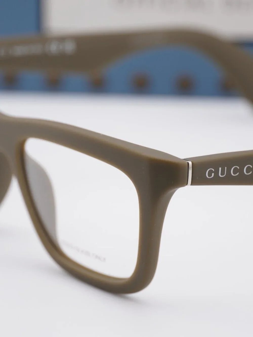 Gucci GG1933O 004 Square Eyeglasses 53mm - Military Green